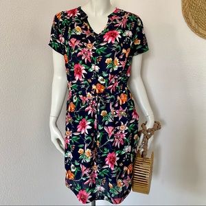 Skies Are Blue Floral Dress